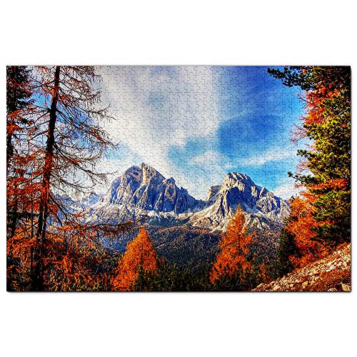 Italien Belluno Dolomittene Puzzle 500 Teile Spiel Kunstwerk Reise Souvenir 52x38CM von AFHMZ