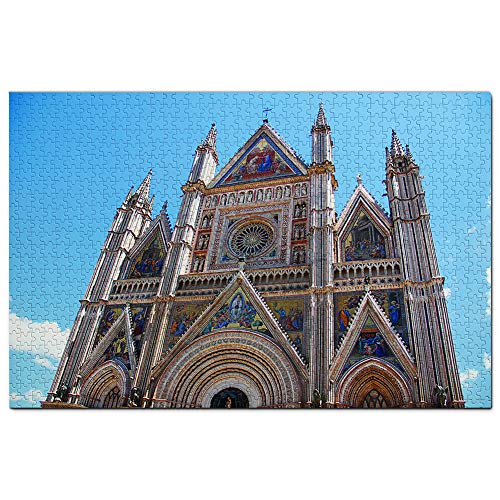 Italien Kathedrale Orvieto Puzzle 500 Teile Spiel Kunstwerk Reise Souvenir 52x38CM von AFHMZ