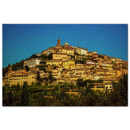 Italien Perugia Puzzle 300 Teile Spiel Kunstwerk Reise Souvenir 38x26CM von AFHMZ