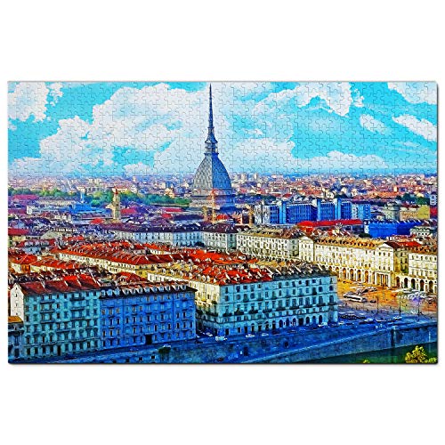 Italien-Puzzle, 100 Teile, Italien, Turin, Puzzlespiel, Kunstwerk, Reisesouvenir, 45,5 x 35,5 cm Italien-Puzzle, 100 Teile, Italien, Turin, Puzzlespiel, Kunstwerk, Reisesouvenir, 45,5 x 35,5 cm von AFHMZ