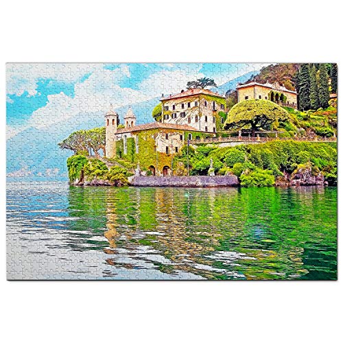 Italien-Puzzle, 100 Teile, Italien, Villa Del Balbianello, Comer See, Puzzlespiel, Kunstwerk, Reisesouvenir, 45,5 x 35,5 cm Italien-Puzzle, 100 Teile, Italien, Villa Del Balbianello, Comer See, Puzzlespiel, Kunstwerk, Reisesouvenir, 45,5 x 35,5 cm von AFHMZ