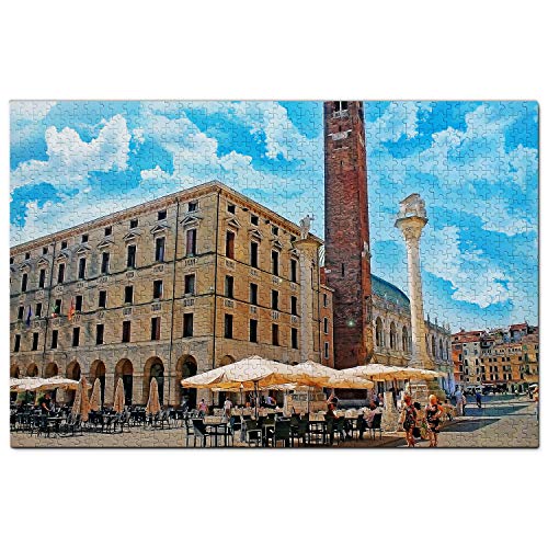 Italien-Puzzle, 200 Teile, Italien, Vicenza, Puzzlespiel, Kunstwerk, Reise-Souvenir, 35 x 25 cm Italien-Puzzle, 200 Teile, Italien, Vicenza, Puzzlespiel, Kunstwerk, Reise-Souvenir, 35 x 25 cm von AFHMZ