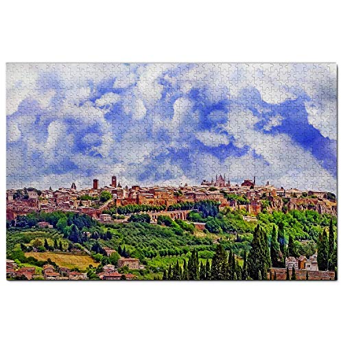 Italien-Puzzle, 300 Teile, Italien, Orvieto, Puzzlespiel, Kunstwerk, Reise-Souvenir, 38 x 26 cm Italien-Puzzle, 300 Teile, Italien, Orvieto, Puzzlespiel, Kunstwerk, Reise-Souvenir, 38 x 26 cm von AFHMZ
