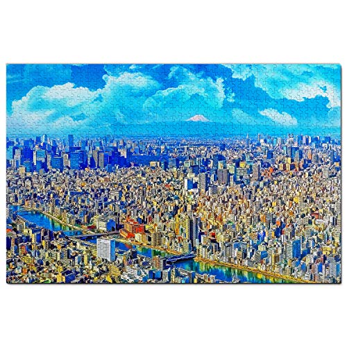 Japan Tokio Puzzle für Erwachsene, 300 Teile, Reisegeschenk, Souvenir, 38 x 26 cm Japan Tokio Puzzle für Erwachsene, 300 Teile, Reisegeschenk, Souvenir, 38 x 26 cm von AFHMZ