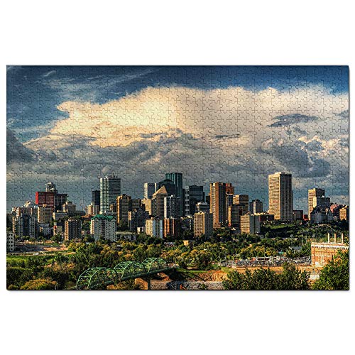 Kanada Edmonton Alberta Puzzle 1000 Teile Spiel Kunstwerk Reise Souvenir 70x50CM von AFHMZ