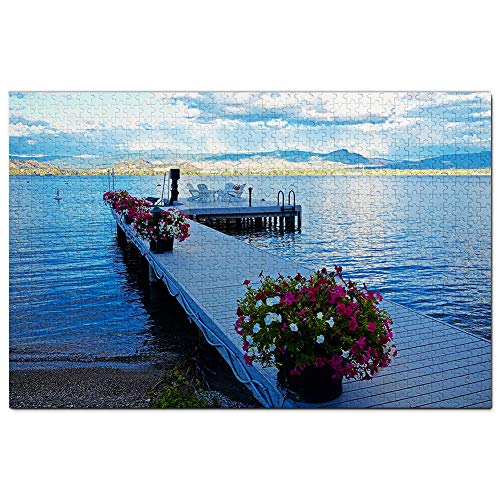 Kanada Lake Okanagan Puzzle 500 Teile Spiel Kunstwerk Reise Souvenir 52x38CM von AFHMZ