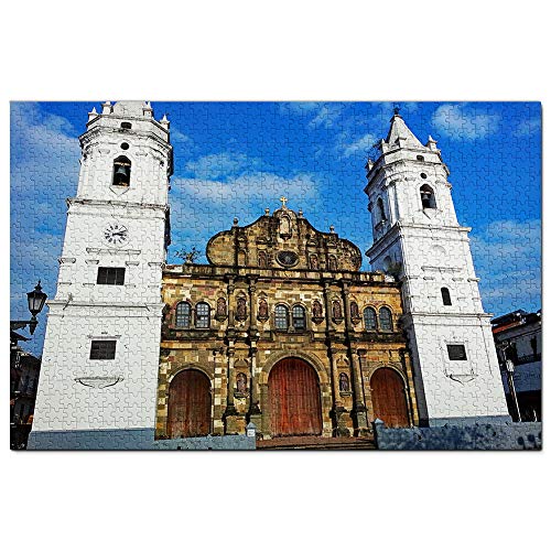Kathedrale von Panama-Stadt, Panama-Puzzle, 1000 Teile, Spiel, Kunstwerk, Reise-Souvenir, 70 x 50 cm von AFHMZ