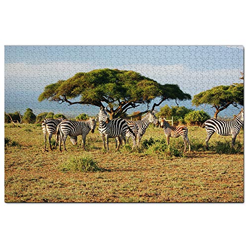 Kenia Masai Mara Zebras Safari Puzzle für Erwachsene 1000 Teile Reisegeschenk Souvenir 52x38CM Kenia Masai Mara Zebras Safari Puzzle für Erwachsene 1000 Teile Reisegeschenk Souvenir 52x38CM von AFHMZ