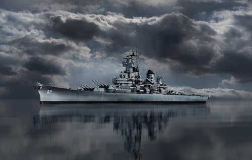 Klassische Puzzles 200 Teile Schlachtschiff im Sturm Unmögliches Puzzle 35x25CM von AFHMZ