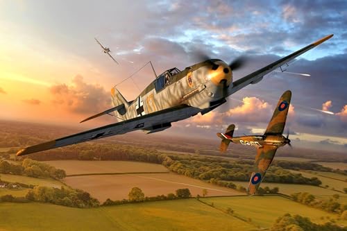 Klassisches Puzzle 100 Teile Hurrikanjäger und Bomber über den Graslandschaften des Zweiten Weltkriegs 45,5 x 35,5 cm Klassisches Puzzle 100 Teile Hurrikanjäger und Bomber über den Graslandschaften des Zweiten Weltkriegs 45,5 x 35,5 cm von AFHMZ