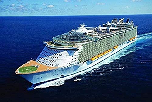 Klassisches Puzzle mit 200 Teilen für Erwachsene und Kinder, Kreuzfahrtschiff auf hoher See, Heimdekoration, Denkspiel, 35 x 25 cm von AFHMZ