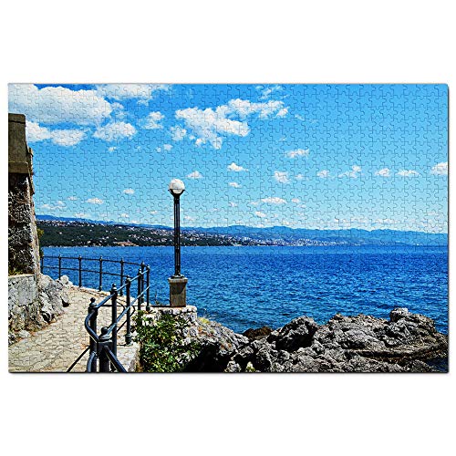 Kroatien Opatija Puzzle 200 Teile Spiel Kunstwerk Reise Souvenir 35x25CM von AFHMZ