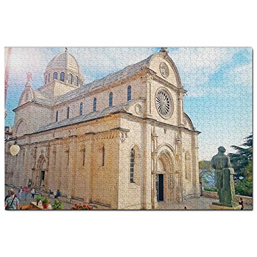 Kroatien-Puzzle, 1000 Teile, Kroatien, die Kathedrale des Heiligen Jakob in Sibenik, Puzzlespiel, Kunstwerk, Reisesouvenir, 70 x 50 cm Kroatien-Puzzle, 1000 Teile, Kroatien, die Kathedrale des Heiligen Jakob in Sibenik, Puzzlespiel, Kunstwerk, Reisesouvenir, 70 x 50 cm von AFHMZ