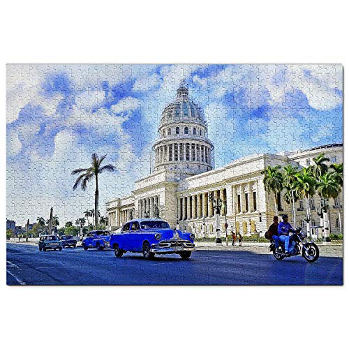 Kuba-Puzzle, 1000 Teile, Havanna, Kuba, Puzzlespiel, Kunstwerk, Reise-Souvenir, 100 x 70 cm Kuba-Puzzle, 1000 Teile, Havanna, Kuba, Puzzlespiel, Kunstwerk, Reise-Souvenir, 100 x 70 cm von AFHMZ