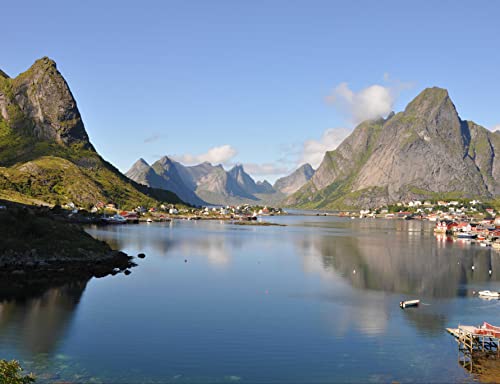 Lofoten Norwegen 100 Puzzle 100 Teile Naturpuzzle mit hochwertiger Puzzleaufbewahrung 45,5 x 35,5CM Lofoten Norwegen 100 Puzzle 100 Teile Naturpuzzle mit hochwertiger Puzzleaufbewahrung 45,5 x 35,5CM von AFHMZ