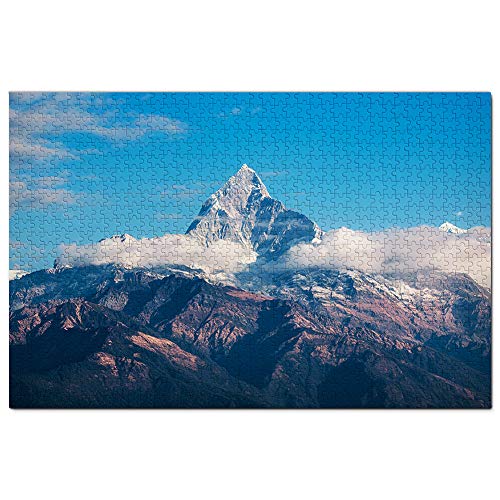 Machhapuchhre Pokhara Nepal Puzzle 1000 Teile Spiel Kunstwerk Reise Souvenir 100x70CM von AFHMZ