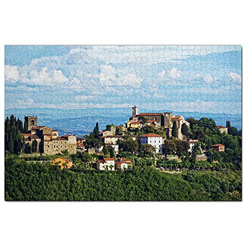 Montecatini Italien Puzzle 1000 Teile Spiel Kunstwerk Reise Souvenir 52x38CM von AFHMZ