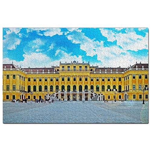Österreich-Puzzle, 200 Teile, Österreich, Schloss Schönbrunn, Wien, Puzzlespiel, Kunstwerk, Reisesouvenir, 35 x 25 cm von AFHMZ