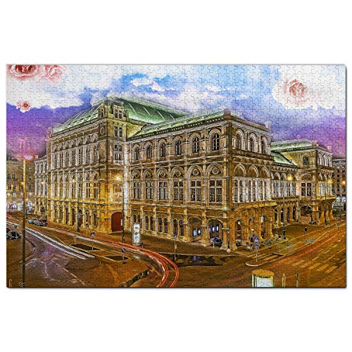 Österreich-Puzzle, 200 Teile, Österreich, Wiener Staatsoper, Wiener Puzzlespiel, Kunstwerk, Reisesouvenir, 35 x 25 cm Österreich-Puzzle, 200 Teile, Österreich, Wiener Staatsoper, Wiener Puzzlespiel, Kunstwerk, Reisesouvenir, 35 x 25 cm von AFHMZ