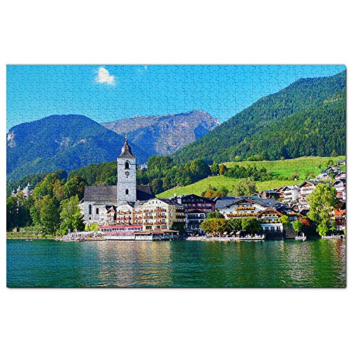 Österreich St.Wolfgang Puzzle 1000 Teile Spiel Kunstwerk Reise Souvenir 52x38CM von AFHMZ