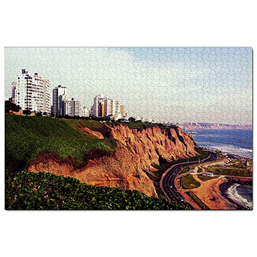 Peru Miraflores Lima Puzzle 500 Teile Spiel Kunstwerk Reise Souvenir 52x38CM von AFHMZ