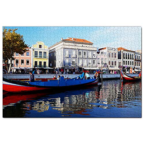Portugal Aveiro Puzzle 300 Teile Spiel Kunstwerk Reise Souvenir 38x26CM von AFHMZ
