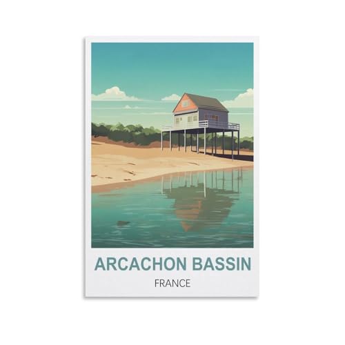 Puzzle, Arcachon-Becken, Frankreich, für Erwachsene, Lernspiel, Herausforderungsspielzeug, 2000-teiliges Puzzle für Erwachsene und Kinder, Lernspiele, Heimdekoration, 100 x 70 cm von AFHMZ