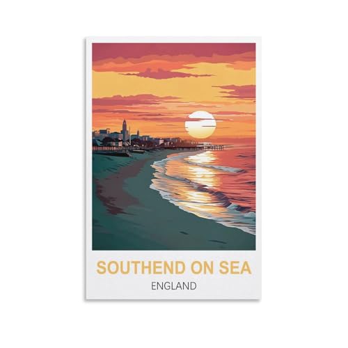 Puzzle, Southend-on-Sea, England, für Erwachsene, Lernspiel, Herausforderungsspielzeug, 2000-teiliges Puzzle für Erwachsene und Kinder, Lernspiele, Heimdekoration, 100 x 70 cm von AFHMZ