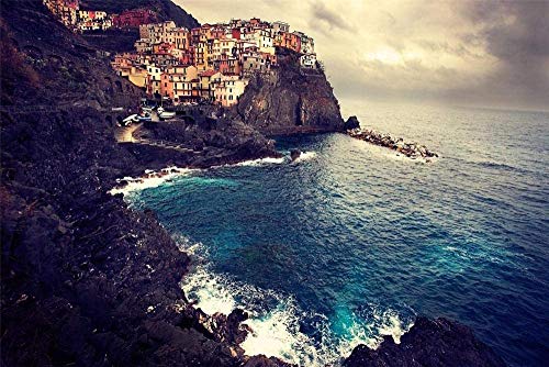 Puzzle 100 Teile, Schönes Manarola, Für Kinder Und Erwachsene, Puzzle-Zusammenbau-Spaßspiel, 100 Teile, 45,5 X 35,5 cm Puzzle 100 Teile, Schönes Manarola, Für Kinder Und Erwachsene, Puzzle-Zusammenbau-Spaßspiel, 100 Teile, 45,5 X 35,5 cm von AFHMZ