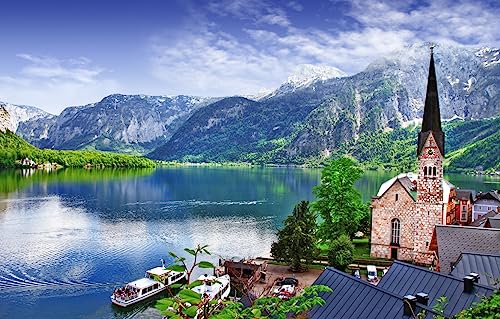 Puzzle 100 Teile Landschaft | Puzzle | Klassische Puzzles | Puzzle für Erwachsene, Boote, Österreich, Salzkammergut, Landschaften 45,5 x 35,5 cm Puzzle 100 Teile Landschaft | Puzzle | Klassische Puzzles | Puzzle für Erwachsene, Boote, Österreich, Salzkammergut, Landschaften 45,5 x 35,5 cm von AFHMZ