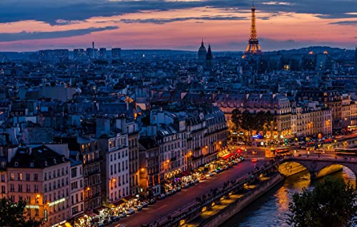 Puzzle 100 Teile Ville Paris Frankreich 45,5 x 35,5 cm von AFHMZ