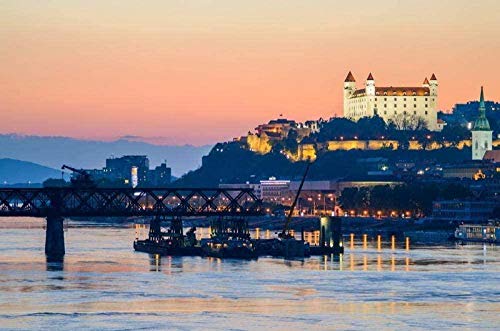 Puzzle 1000 Teile Puzzle 3D Erwachsenenpuzzle DIY Spiel Bratislava Geschenk 38x26CM von AFHMZ