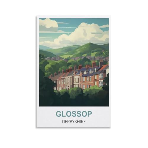 Puzzle 1000 Teile für Erwachsene, Puzzles für Erwachsene, Glossop Derbyshire-Puzzle-Sets für anspruchsvolle Puzzlespiele und Familienspiele, 38 x 26 cm von AFHMZ