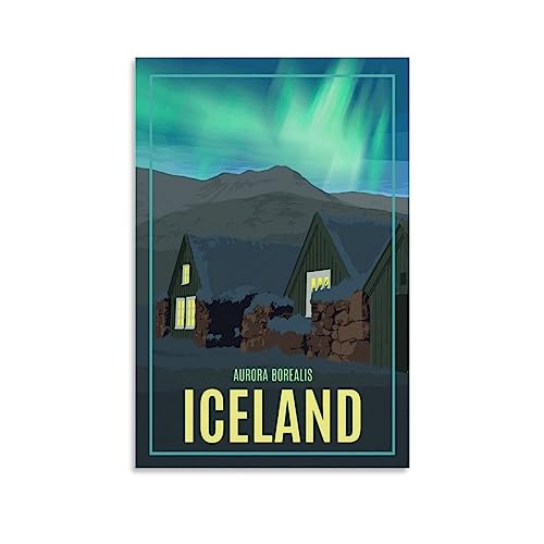 Puzzle 1000 Teile für Erwachsene, Puzzles für Erwachsene, Island, Aurora Borealis, Puzzle-Sets für anspruchsvolle Puzzlespiele und Familienspiele, 38 x 26 cm von AFHMZ