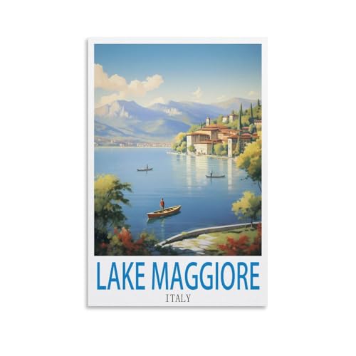 Puzzle 1000 Teile für Erwachsene, Puzzles für Erwachsene, Lago Maggiore, Italien, Puzzle-Sets für anspruchsvolle Puzzlespiele und Familienspiele, 52 x 38 cm von AFHMZ