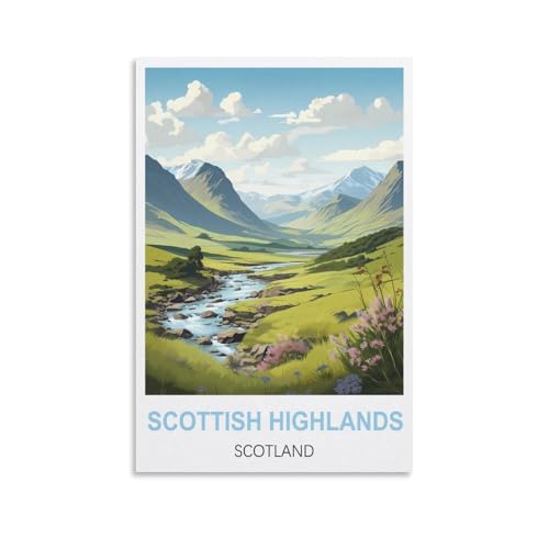 Puzzle 1000 Teile für Erwachsene, Puzzles für Erwachsene, Poster mit schottischen Highlands in Schottland, Puzzle-Sets für anspruchsvolle Puzzlespiele und Familienspiele, 70 x 50 cm Puzzle 1000 Teile für Erwachsene, Puzzles für Erwachsene, Poster mit schottischen Highlands in Schottland, Puzzle-Sets für anspruchsvolle Puzzlespiele und Familienspiele, 70 x 50 cm von AFHMZ