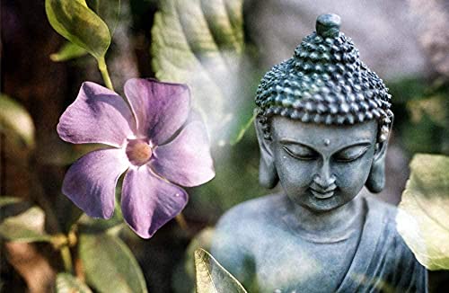 Puzzle 1000 Teile für Erwachsene, kleine Blume und Buddha, für Kinder, Kunst, DIY, Freizeitspiel, lustiges Spielzeug, Geschenk, geeignet für Familie und Freunde, 38 x 26 cm Puzzle 1000 Teile für Erwachsene, kleine Blume und Buddha, für Kinder, Kunst, DIY, Freizeitspiel, lustiges Spielzeug, Geschenk, geeignet für Familie und Freunde, 38 x 26 cm von AFHMZ