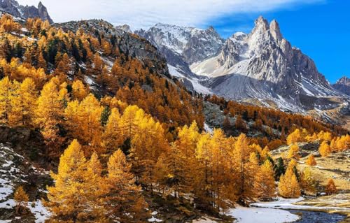 Puzzle 1000 Teile für Erwachsene Puzzle für Erwachsene 1000, Berge, Alpen, Frankreich 70x100CM von AFHMZ