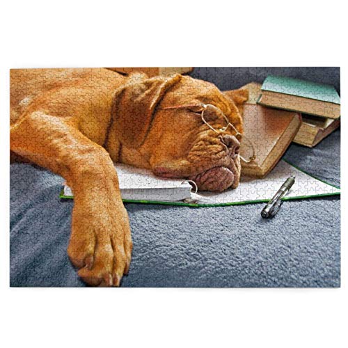 Puzzle 2000 Teile, Französischer Mastiff, schlafende Hunde, Haustiere, Hunde, mit Puzzlespielzeug, Familienspiel, Wanddekoration für Erwachsene und Jugendliche, 70 x 100 cm Puzzle 2000 Teile, Französischer Mastiff, schlafende Hunde, Haustiere, Hunde, mit Puzzlespielzeug, Familienspiel, Wanddekoration für Erwachsene und Jugendliche, 70 x 100 cm von AFHMZ