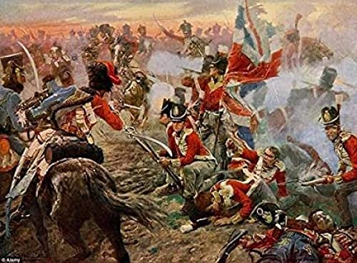 Puzzle 2000 Teile für Erwachsene, Battle Waterloo-Puzzle, Klassische Kriegspuzzle-Geschenke, Spiele mit hohem Schwierigkeitsgrad, Gelegenheitsspiele, Kunstgeschenke, Wanddekoration 100 x 70 cm von AFHMZ