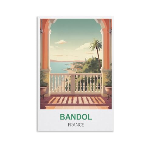 Puzzle 2000 Teile für Erwachsene, Puzzles für Erwachsene, Bandol, Frankreich, Puzzle-Sets für anspruchsvolle Puzzlespiele und Familienspiele, 100 x 70 cm von AFHMZ