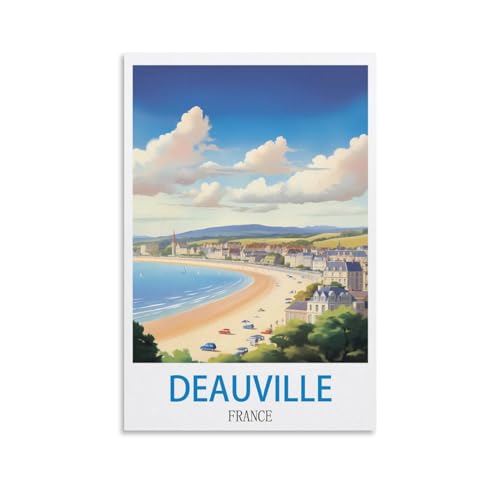 Puzzle 2000 Teile für Erwachsene, Puzzles für Erwachsene, Deauville, Frankreich, Puzzle-Sets für anspruchsvolle Puzzlespiele und Familienspiele, 100 x 70 cm von AFHMZ