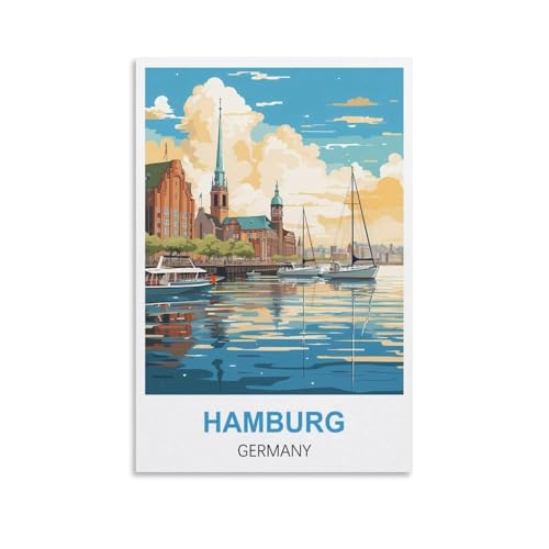 Puzzle 2000 Teile für Erwachsene, Puzzles für Erwachsene, Hamburg, Deutschland, Puzzle-Sets für anspruchsvolle Puzzlespiele und Familienspiele, 100 x 70 cm Puzzle 2000 Teile für Erwachsene, Puzzles für Erwachsene, Hamburg, Deutschland, Puzzle-Sets für anspruchsvolle Puzzlespiele und Familienspiele, 100 x 70 cm von AFHMZ