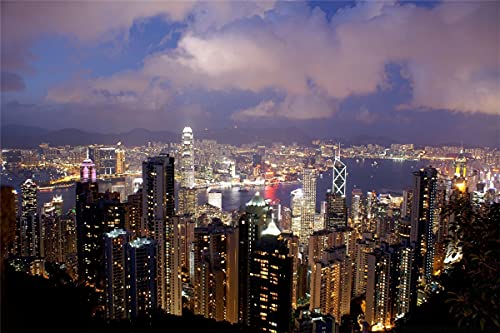 Puzzle 500 Teile für Erwachsene und Kinder, Hong Kong Nachtsicht-Puzzlespiel, Geschenk, Lern- und Lernspielzeug, 52 x 38 cm Puzzle 500 Teile für Erwachsene und Kinder, Hong Kong Nachtsicht-Puzzlespiel, Geschenk, Lern- und Lernspielzeug, 52 x 38 cm von AFHMZ