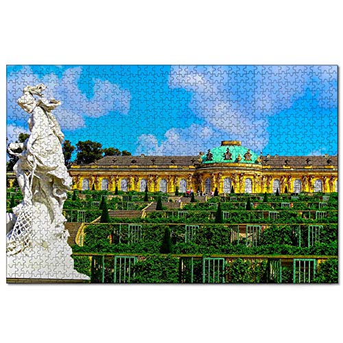 Puzzle Deutschland Sanssouci Park Potsdam 1000-teiliges Puzzle für Erwachsene und Familienreisegeschenk-Souvenir 52x38CM von AFHMZ