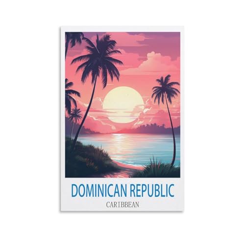 Puzzle Dominikanische Republik Karibik für Erwachsene, Lernspiel, Herausforderungsspielzeug, 2000 Teile, Puzzle für Erwachsene und Kinder, Lernspiele, Heimdekoration, 100 x 70 cm von AFHMZ