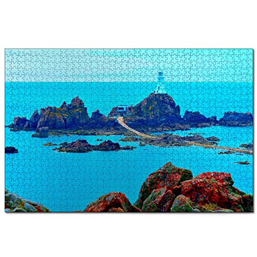 Puzzle Großbritannien, England, Corbiere-Leuchtturm, Jersey, 500-teiliges Puzzle für Erwachsene und Familien, Reisegeschenk, Souvenir, 52 x 38 cm Puzzle Großbritannien, England, Corbiere-Leuchtturm, Jersey, 500-teiliges Puzzle für Erwachsene und Familien, Reisegeschenk, Souvenir, 52 x 38 cm von AFHMZ