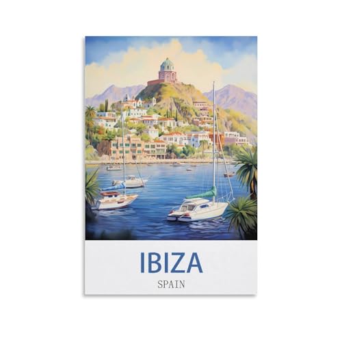 Puzzle Ibiza, Spanien für Erwachsene, Lernspiel, Herausforderungsspielzeug, 2000 Teile, Puzzle für Erwachsene und Kinder, Lernspiele, Heimdekoration, 100 x 70 cm von AFHMZ