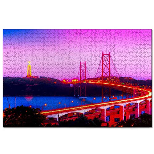 Puzzle Portugal Lissabon, 300-teiliges Puzzle für Erwachsene und Familien, Reisegeschenk, Souvenir, 38 x 26 cm Puzzle Portugal Lissabon, 300-teiliges Puzzle für Erwachsene und Familien, Reisegeschenk, Souvenir, 38 x 26 cm von AFHMZ