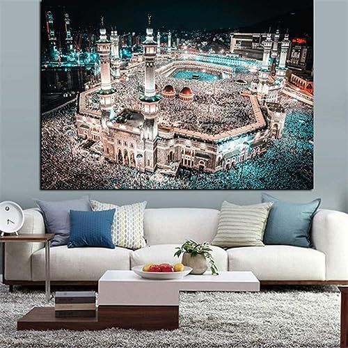 Puzzle für Erwachsene, 1000 Teile, Nachtansicht der Heiligen Moschee, Landschaftsthema, Puzzles, Lernspiel, Spielzeug, Geschenk, ideal für Weihnachten und Geburtstage, 70 x 50 cm Puzzle für Erwachsene, 1000 Teile, Nachtansicht der Heiligen Moschee, Landschaftsthema, Puzzles, Lernspiel, Spielzeug, Geschenk, ideal für Weihnachten und Geburtstage, 70 x 50 cm von AFHMZ